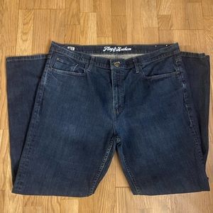 Flag and anthem medium wash jeans
